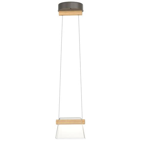 HUBBARDTON FORGE Cowbell 151060LEDSTND 10WDZM05 pendant light w clear glass