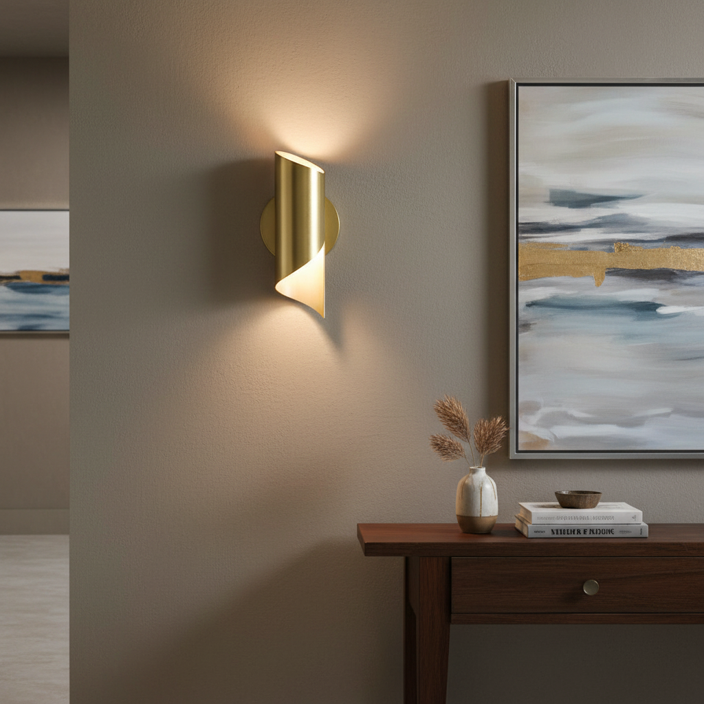 Mitzi H16011AGB Brass Wall Sconce Light  50 off list