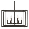 GOLDEN LIGHTING 6070-9BLK-BLK chandelier 9 light Tribeca