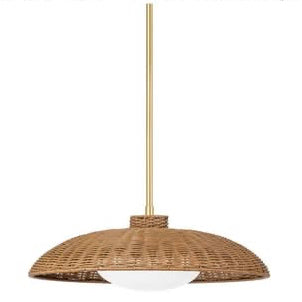 Hudson Valley Delano light pendant with text on a white background