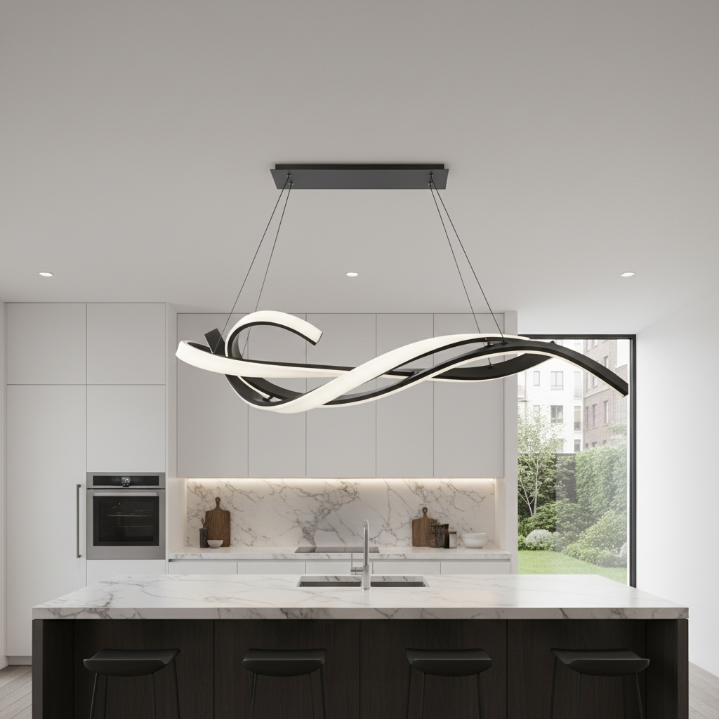 Modern Forms pendant in contemporary interior