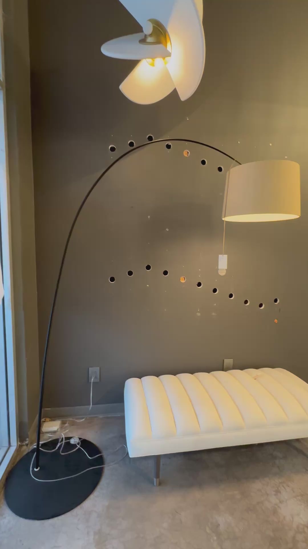 FOSCARINI Twiggy Elle Floor lamp. wood and black