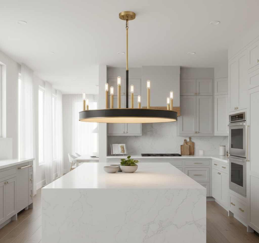 Savoy House ring pendant in modern interior