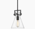INNOVATIONS LIGHTING 411-1S-BK-10CL Pendant confirm in store
