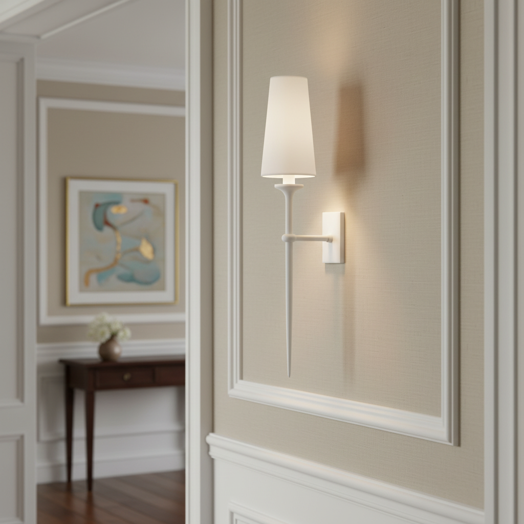 Visual Comfort Iberia Sconce in refined interior
